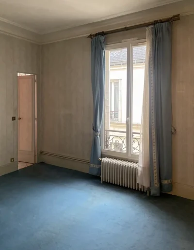 Débarras valorisé appartement Boulevard Raspail Paris 75006, Chambre 3 vide