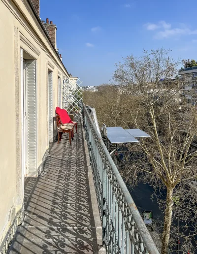 Débarras d'un appartement Av Rapp, Paris 75007, Balcon monte meubles